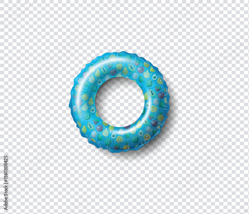 float with pattern on transparent background