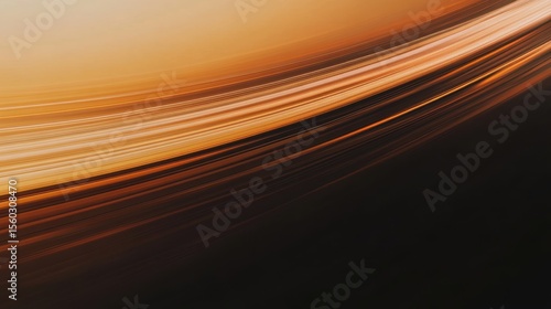 Light orange and black gradient background, long exposure, speed lines, dark brown and light amber, 