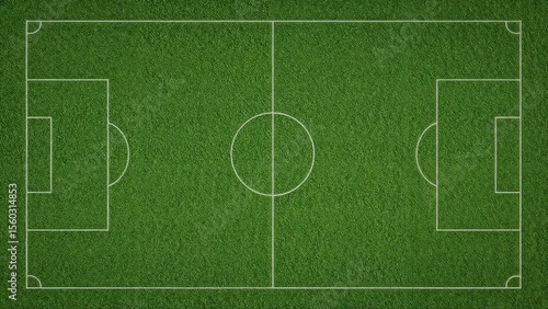 Aerial View of Soccer Field
