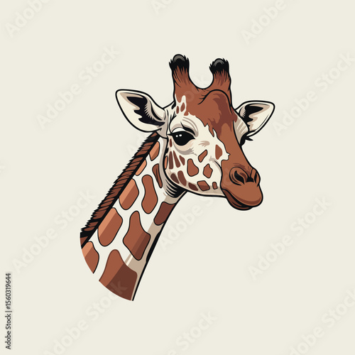 giraffe vector illustration
