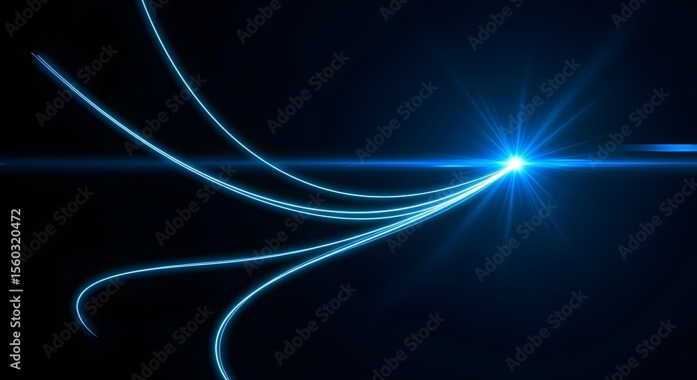 Obraz premium Convergence: Innovation Sparking from Connected Ideas