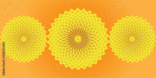 Candy color sun rays background. Abstract cream and red blend sunflower design wallpaper. for template, banner, poster, flyer. Eps10