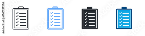 Program Icon Set Multiple Style. Designed In Outline, Blue, Glyph, Dual Tone