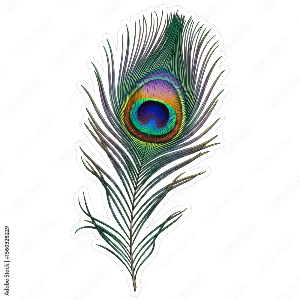 Obraz premium Blacklight Geometric Unicorn