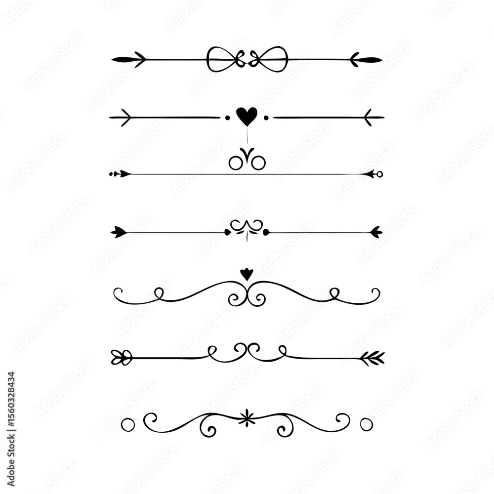 Gold text dividers doodle set. Wedding decorative elements. ornament, borders, floral, vintage line separators. Hand drawn vector illustration isolated on white background. Set page dividers.
Gold text dividers doodle set. Wedding decorative elements. ornament, borders, floral, vintage line separators. Hand drawn vector illustration isolated on white background. Set page dividers.