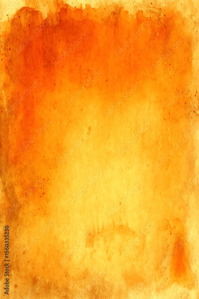 Obraz premium Orange-yellow watercolor texture