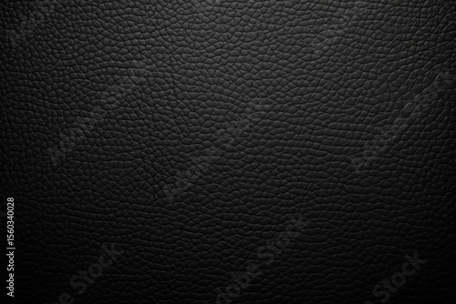 Wallpaper Mural Close-up texture of black leather with detailed grain and natural patterns, showcasing a smooth yet slightly rugged surface. Torontodigital.ca