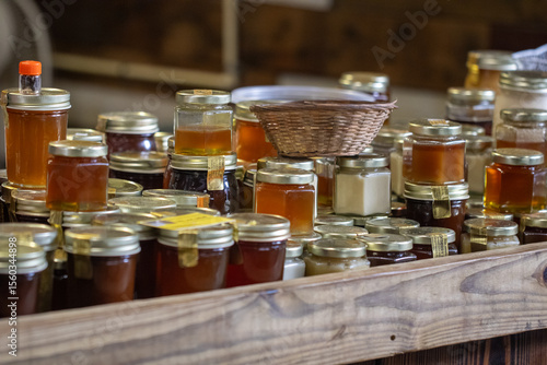 Plenty of Jars of Honey thats home made