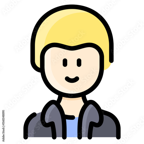 Bald man with blazer