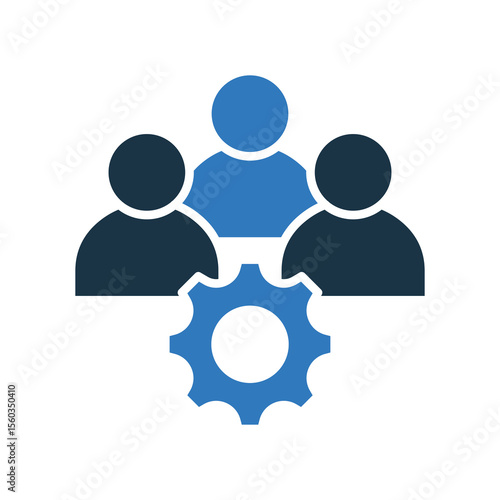 Team mixed color icon