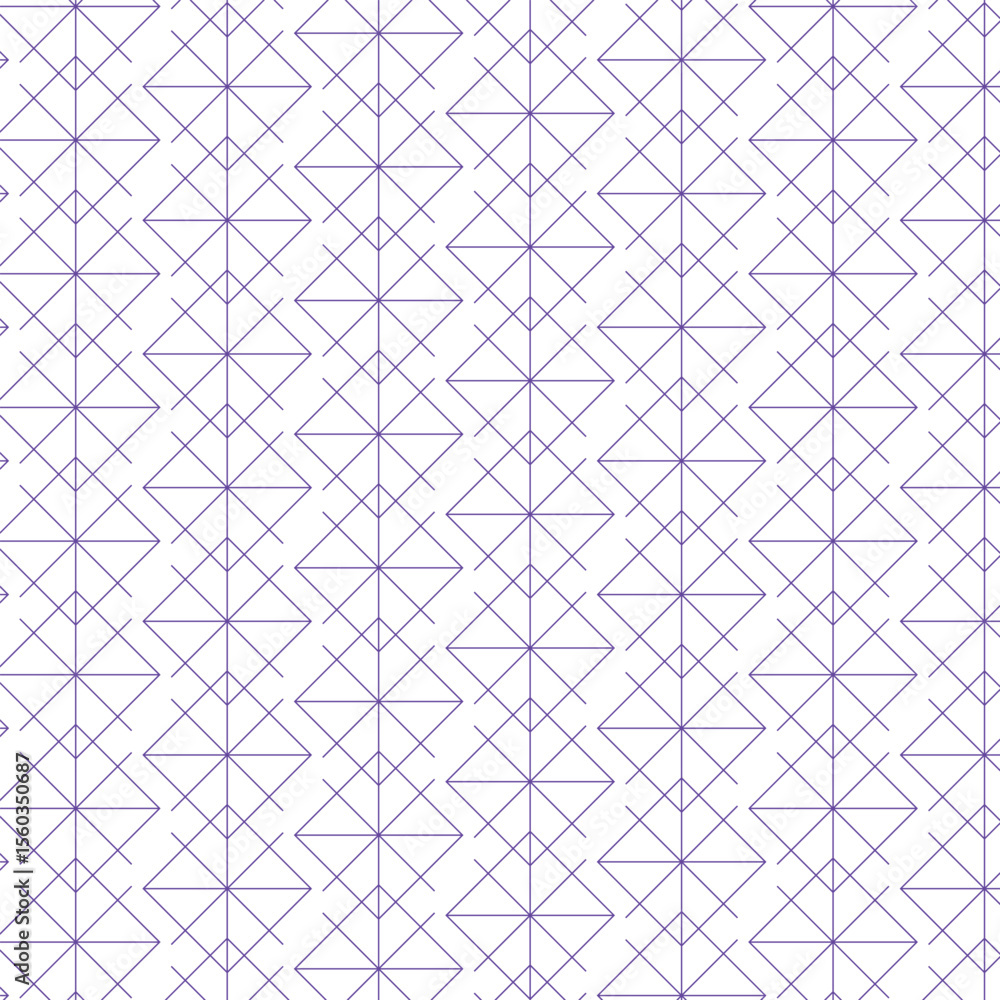 Fototapeta premium Geometric pattern of intersecting lines and diamonds