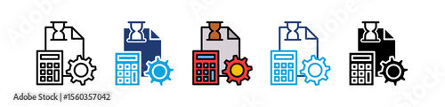 Photography Estimation multiple icon