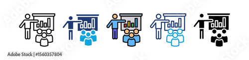 Presenting multiple icon