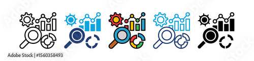 Research multiple icon