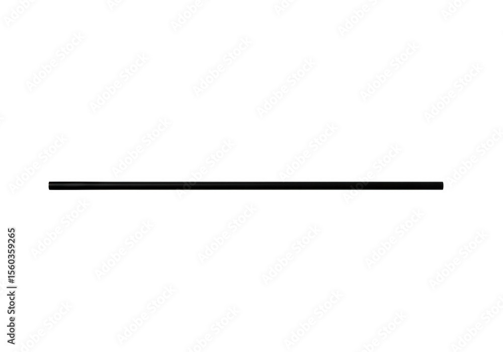 A simple black horizontal line isolated on transparent background A simple black horizontal line isolated on transparent background