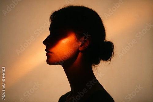 silhouette of a woman