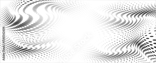 Spiral sound wave rhythm line dynamic abstract vector background