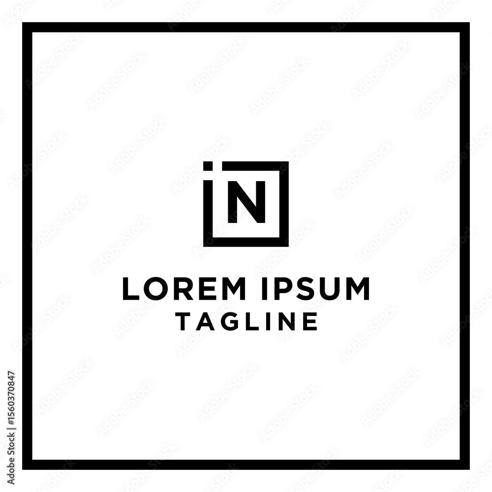 Fototapeta premium in square logo
