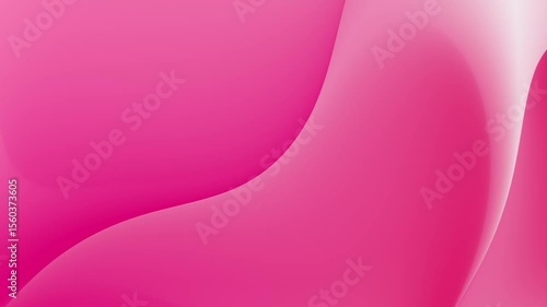 Abstract Pink Gradient Background Smooth Curves and Vibrant Hues