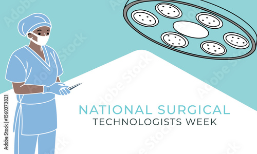 National Surgical Technologists Week. Surgical Concept Design.