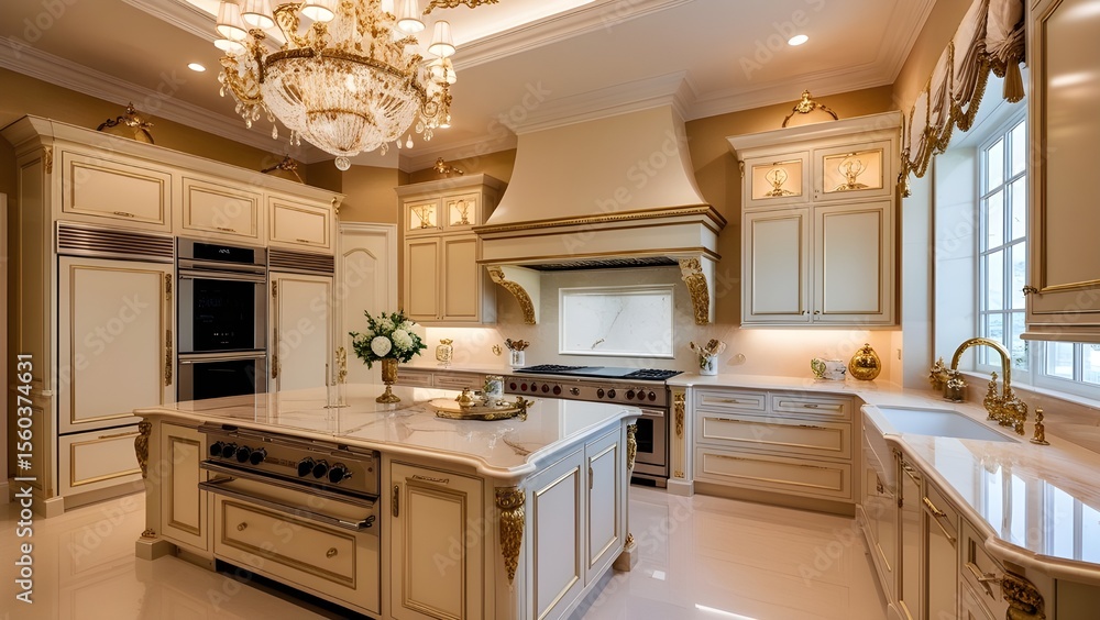 Fototapeta premium modern kitchen interior