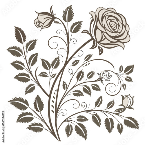 seamless pattern with damask