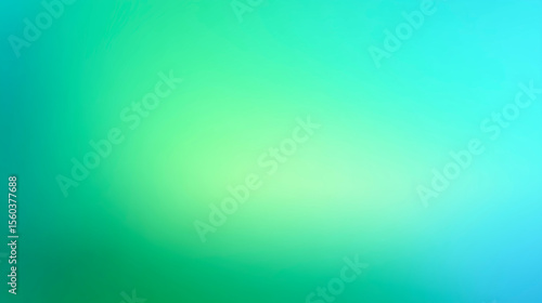 エメラルドグリーンとブルーのミックスぼかし背景