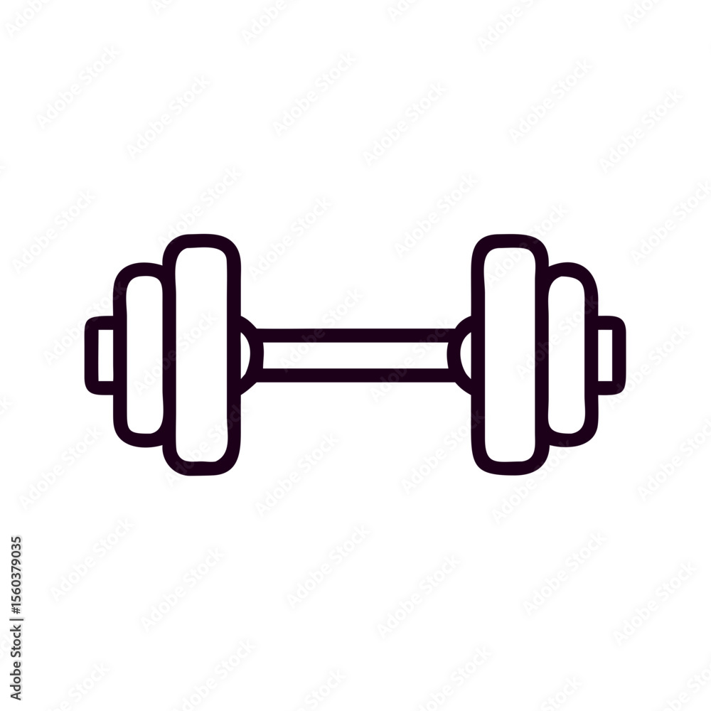 Dumbbell Fitness Icon Dumbbell Fitness Icon