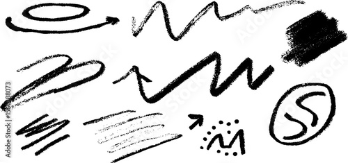 Abstract art with glitch lines and signal waves - perfect for modern design