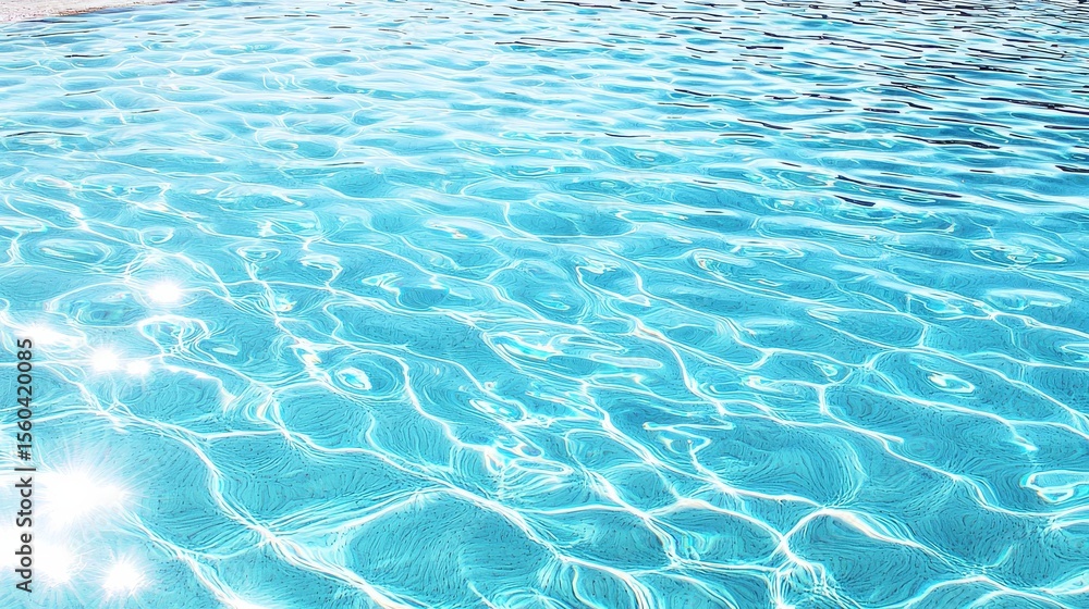 Fototapeta premium Enjoyment of Refreshing Water in Serene Ocean Pools