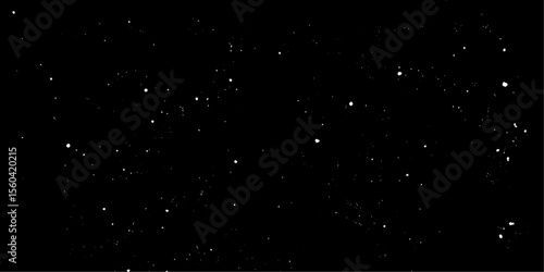 Snow flakes winter snowfall white light vector background. Christmas background, white snow on black background for edit photo.	