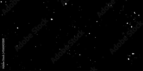 Snow flakes winter snowfall white light vector background. Christmas background, white snow on black background for edit photo.	