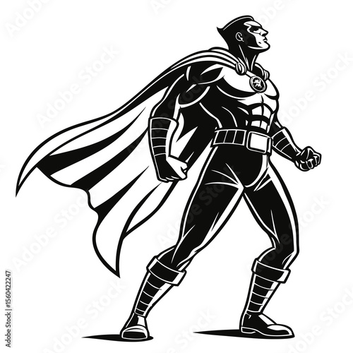vector illustration of a warrior