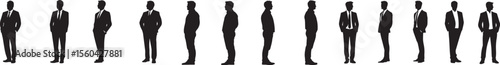 Powerful Silhouettes A Collection of Businessman Figures