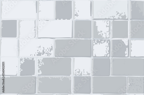 Grey tiles background. Vector pattern.
