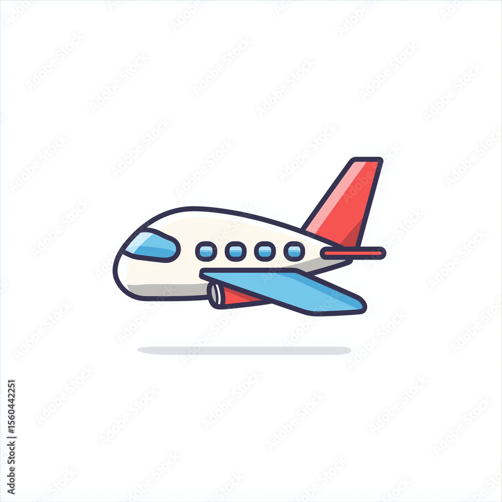 Fototapeta premium vector airplane icon