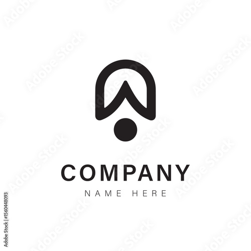 Modern Minimalist Company Logo Design for Corporate Branding and Business Identity