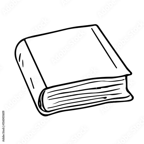 Wallpaper Mural book doodle sketch vector illustration on transparent background, reading and knowledge Torontodigital.ca