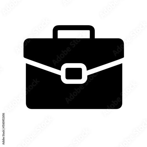 Briefcase icon vector illustration flat design isolated on white