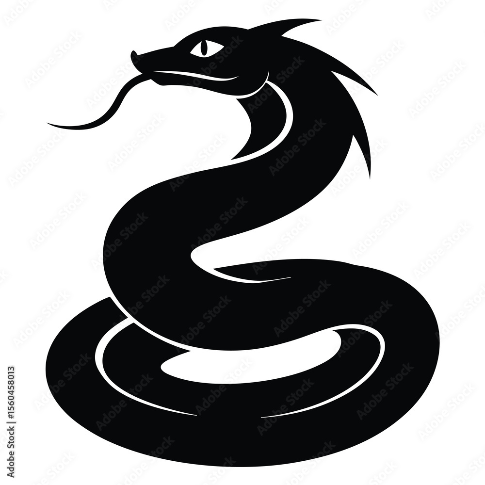 Fototapeta premium Dynamic Silhouette of a Soccer Player in Action A Powerful Vector Graphic Illustration