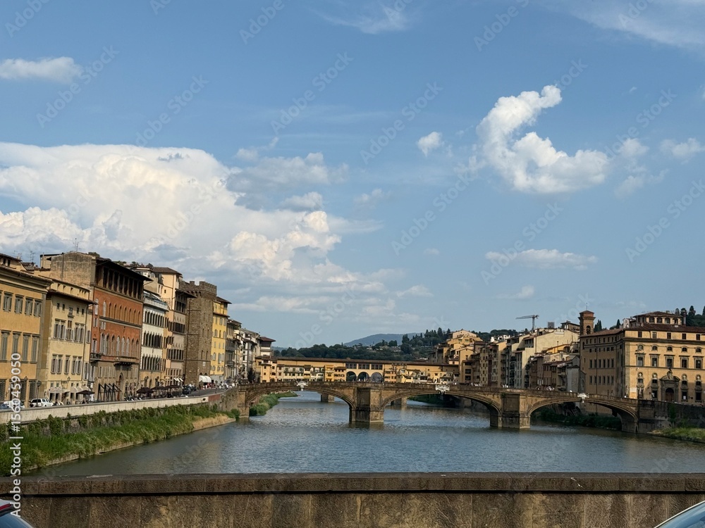 Fototapeta premium ponte vecchio florence italy