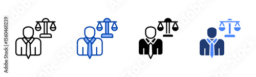 Ethical Leadership icon set multiple style collection