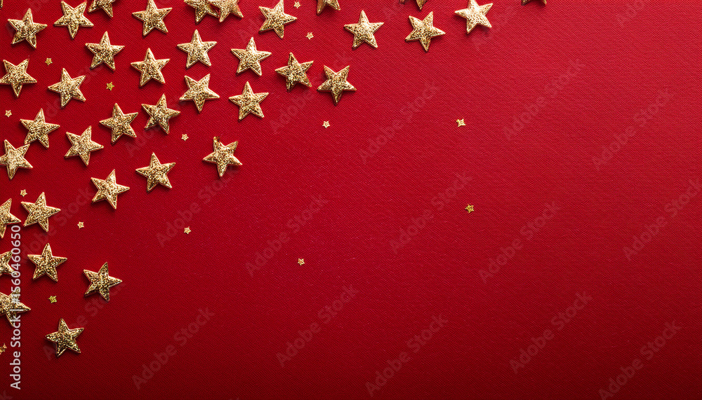 red background with gold stars red background with gold stars
