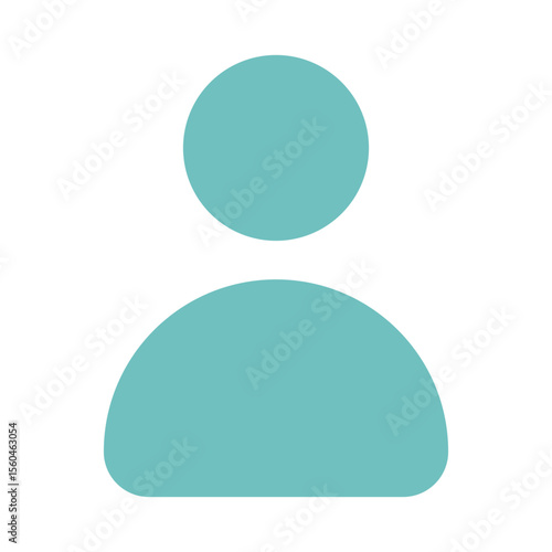 Generic User Avatar Vector Icon.