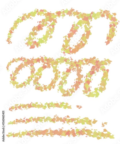 set of different brush