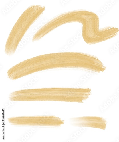 Golden brush