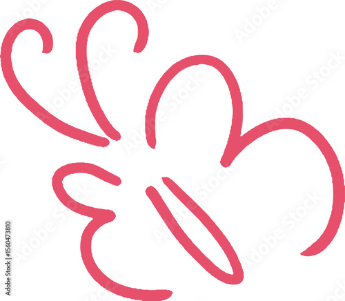butterfly icon, shape butterfly logo