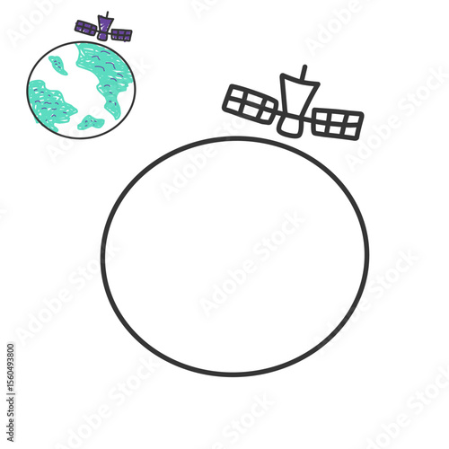 planetary satellite vector