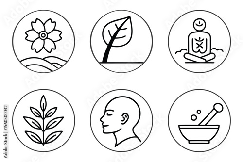 set of icons