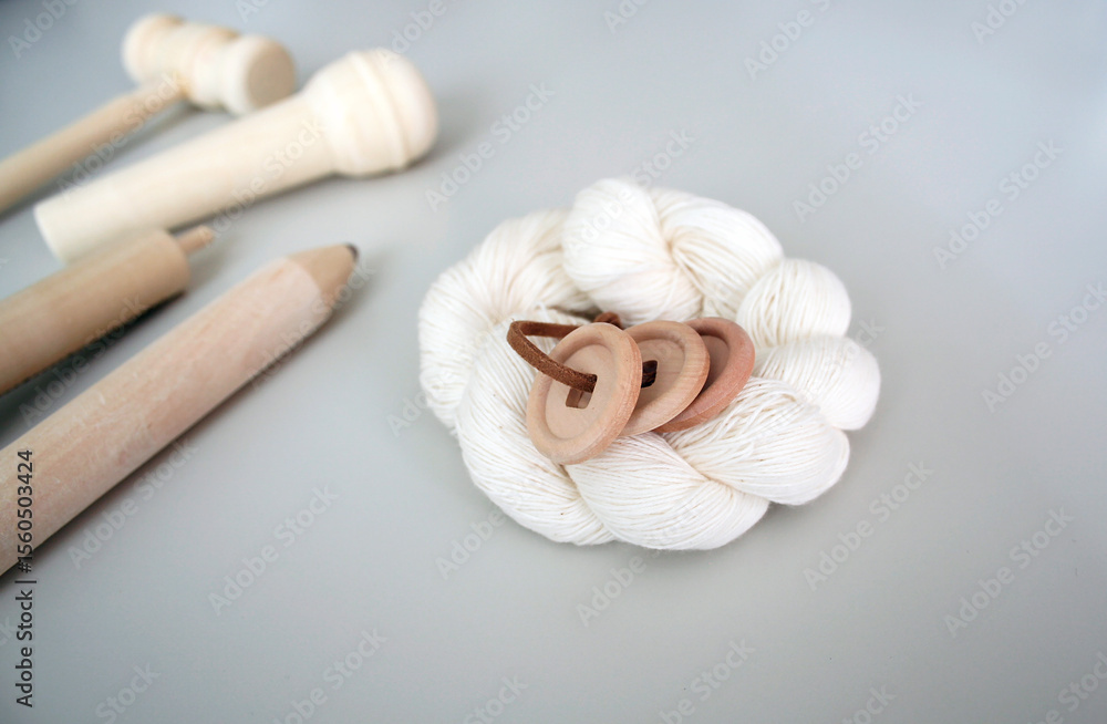 Obraz premium 귀여운 한국 아이 돌잔치 소품